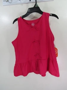 New Wonder Nation Bow Front Tank Size XL 14 16 Moda Lipstick Color - Picture 1 of 7