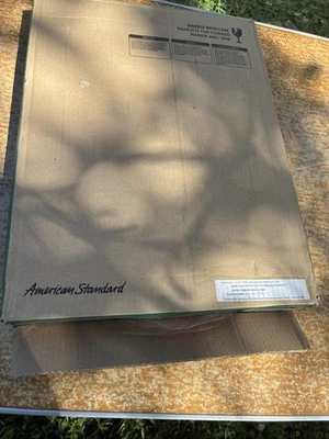 AMERICAN STANDARD ESPRESSO TOILET SEAT NEW OLD STOCK OPEN BOX COMPOSITE WOOD - Image 1 of 4