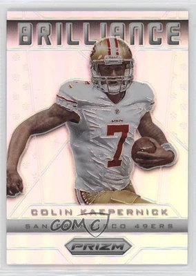 2013 Panini Prizm Brilliance Silver Prizm Colin Kaepernick #3 - Image 1 of 2