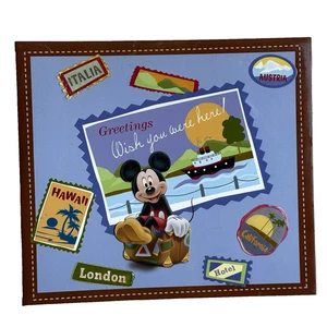 Disney Mickey Mouse Sammelalbum Album Urlaub 8"x8' Fotoalbum - Bild 1 von 6