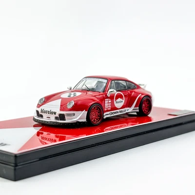 1:64 Porsche 993 RWB Red Alloy Diecast Model - Wide Body Tuning - Imagem 1 de 4