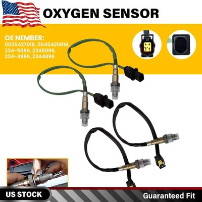 4x Sensores de Oxigênio Up+Downstream Para Mercedes-Benz C300 CL550 E350 ML63 2008-2012 - Imagem 1 de 4