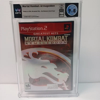 WATA Graded Mortal Kombat Armageddon Greatest Hits PS2 9.8 A++ Foto 1 de 2
