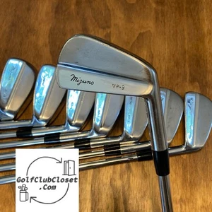 Mizuno MP-9 Blade Iron Set / 3-PW Regular Flex Steel Shafts +1/2” - Picture 1 of 10