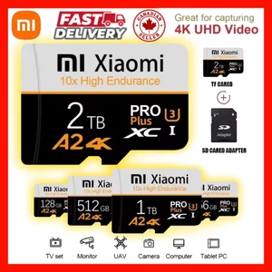 Micro SD 2TB 1TB 512GB 256GB 128GB High Speed Memory Card UHS‑I Class 10 TF SDXC - Picture 1 of 13