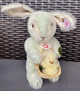 Steiff - Frühlingsklee Hase & Küken im Korb weißes Etikett limitierte Auflage 1500 - Bild 1 von 10