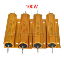 100W 0.1-1000Ω Ohm Shell Power Aluminum Housed Case Watt Wirewound Resistor
