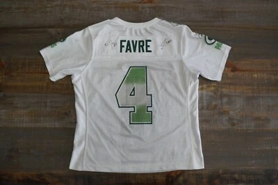 Camiseta deportiva NFL Green Bay Packers Brett Favre #4 autografiada Reebok para mujer M Foto 1 de 4