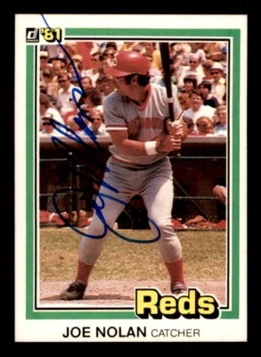 1981 Donruss Baseball #302 Joe Nolan Signed Autograph (no COA) - Image 1 of 2