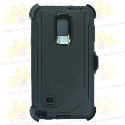 For Samsung Galaxy Note 4 Case W/Screen(Clip Holster Fits Otterbox Defender)BK - Image 1 of 4