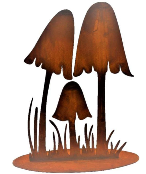 Deko Pilz Rost Herbstdeko Gartendeko Herbst Wohndeko Pilze Dekoration Metall - Bild 1 von 4