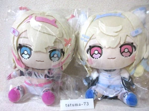 Hololive friends with u Advent Fuwawa Mococo Abyssgard Plush Doll Set of 2 NEW - Picture 1 of 7