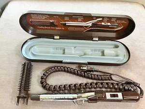 Vintage 1983 Vidal Sassoon Curling Brush Iron 3/4. System VS 131 in hard case. - Picture 1 of 10