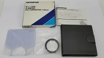 Olympus IS/L A-Macro H.Q. 40cm +2.5 Converter Lens Close-Up Filter - 49mm Thread - Image 1 of 4