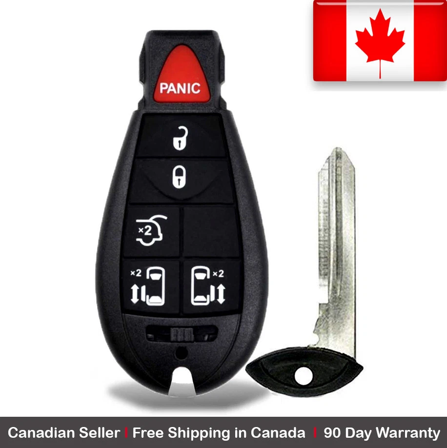 1x New Replacement Keyless Entry Remote Key Fob For Chrysler Dodge Caravan — 第 1/1 张图片