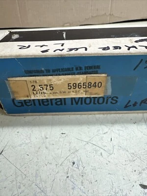 Lente marcadora vermelha lateral GM 5965840 L&R 1973 Pontiac Bonneville & Catalina nova na caixa - Imagem 1 de 4