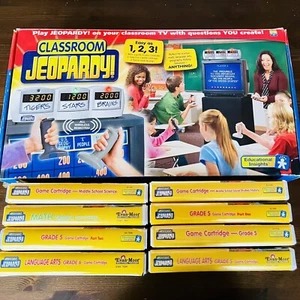 Classroom Jeopardy! Educational Insights School Game Complete In Box + 8 Games - Picture 1 of 5