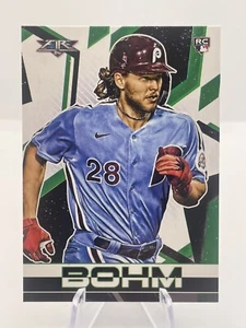 2021 Topps Fire Alec Bohm #73 Philadelphia Phillies Rookie Card RC - Picture 1 of 2