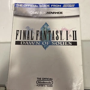 Final Fantasy I & II Nintendo Power Dawn of Souls Guide GBA Game Boy Advance - Imagen 1 de 14