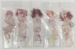 The Quintessential Quintuplets Acrylic Stand Negligee M size 5 kinds set - Picture 1 of 2
