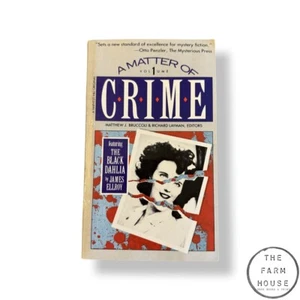 A Matter of Crime - Featuring The Black Dahlia - Volume 1 - FIRST PRINT 1987 - Imagen 1 de 16