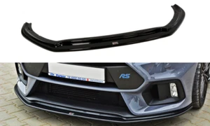 Difusor delantero difusor diseño V3 Maxton negro brillante para Ford Focus Mk3 Rs - Imagen 1 de 6