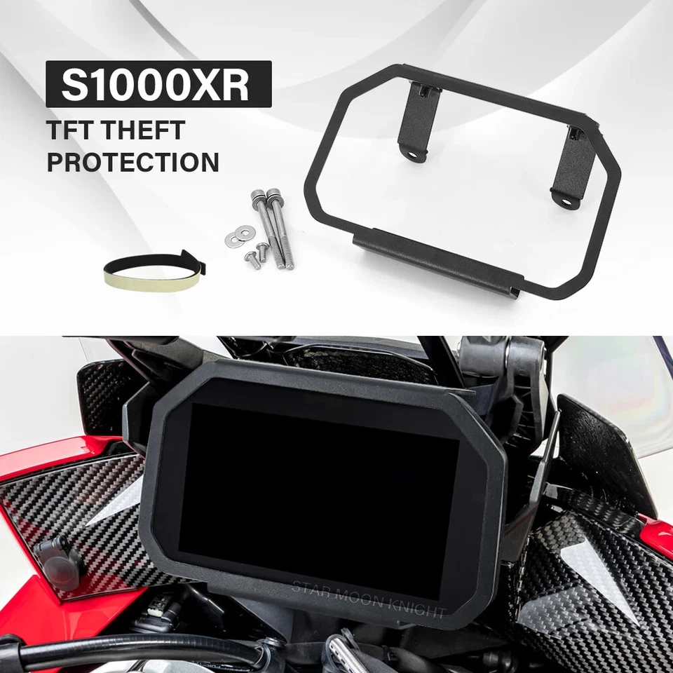 Protector de pantalla de protección contra robo TFT marco protector de instrumento para BMW S1000XR Foto 1 de 4