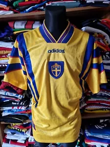 Schweden 1996 Trikot Gr. XL Sweden Svenska Shirt Jersey Camiseta (y941) - Bild 1 von 7