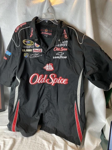 MENS 4 XL TONY STEWART NASCAR OLD SPICE SHIRT Cover