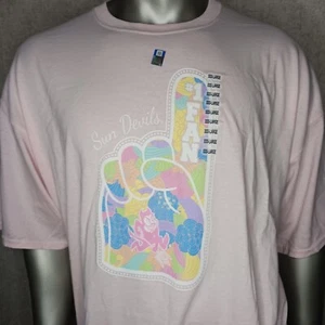 Arizona State Sun Devils T Shirt Short Sleeve Size 3XL Pink New NCAA - Picture 1 of 6