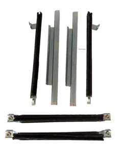 KIT COMPLETO GUIDE VETRI SCENDENTI FIAT 500 EPOCA F/L/R - Imagen 1 de 9