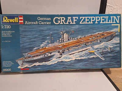 Revell 05000 German Aircraft Carrier Graf Zeppelin 1:720 corazzata kit di mon... - Immagine 1 di 3
