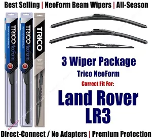 3 un. Limpiadores delanteros y traseros - NeoForm - aptos para Land Rover LR3 2005-2009 - 16220x2/30160 - Imagen 1 de 1