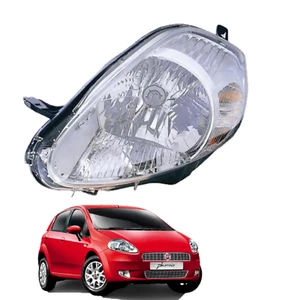 Kit Proiettori Fari Anteriori Dx e Sx Fiat Grande Punto (199) 2005 al 2008 - Bild 1 von 5