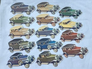 Vintage 1930's Chevrolet Automobile Dealer Die-Cut Paper Advertisement Lot - Picture 1 of 9