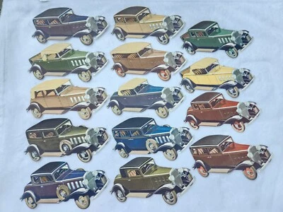 Vintage 1930's Chevrolet Automobile Dealer Die-Cut Paper Advertisement Lot - Image 1 of 4
