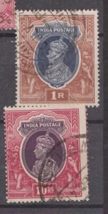 India Stamps. QV, Edward 7th, GV &GVI. Travancore and overprints, OHMS - Picture 1 of 17