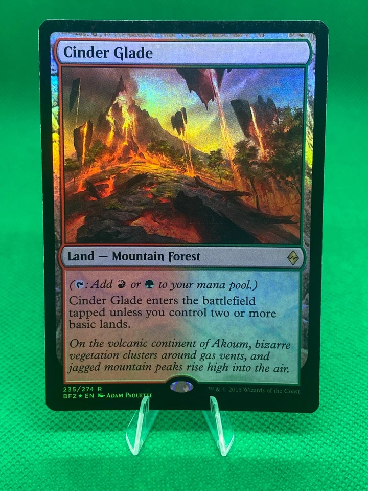 Cinder Glade BFZ Lightly Played Foil MTG - Image 1 of 1