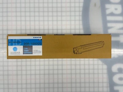 New 200-100222  Xante Ilumina Cyan Toner Cartridge - Image 1 of 3