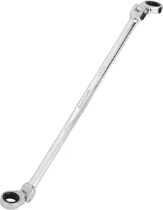DURATECH 14 * 15Mm Extra Long Flex-Head Ratcheting Wrench, Metric, CR-V Steel - Picture 1 of 13