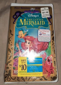 Disney The Little Mermaid Masterpiece Collection White Clamshell VHS New Sealed - Picture 1 of 3