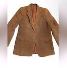 Vintage Pioneer Wear Corduroy Leather Blazer Mens  Western Jacket 44L USA