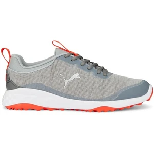 NUEVO Zapatos de golf Puma Fusion Pro para hombre cantera/plateado/rojo - ¡Elige la talla! - Imagen 1 de 4