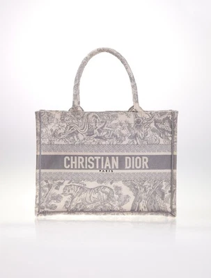 Dior Christian Dior Book Medium Grey/White Tiger - Image 1 of 4