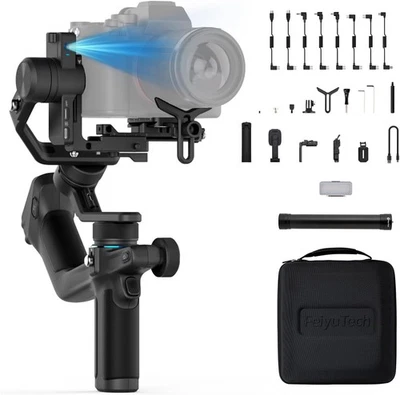 Feiyu SCORP Mini 2 Kit AI Track Gimbal Stabilizzatore per Fotocamera Gopro Smartphone  - Immagine 1 di 4
