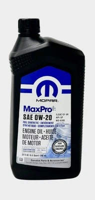 ✅Für MOPAR 68523994AA MOPAR OIL 0W20 0.946L / SP / GF-6A / CHRYS ⭐Top-Verkäufer⭐ - Bild 1 von 4