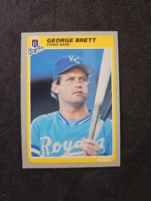 ⚾1985 Fleer #199 George Brett⚾近乎完好或更好⚾ — 第 1/2 张图片