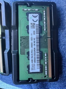 SK Hynix 8GB (4GBx2) DDR4 1Rx16 PC4-2666V Laptop RAM Memory HMA851S6CJR6N-VK - Picture 1 of 3