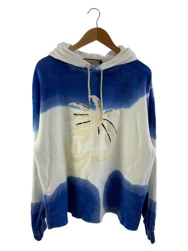 Gucci Felpa con Cappuccio M Cotone Blu