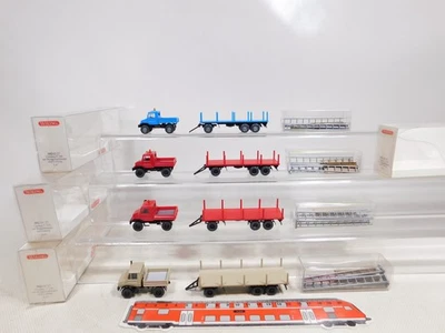 Unimog U 140 MB Con Rimorchio Mint Box #EG851-0,5 - Immagine 1 di 4